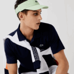 Men Lacoste V0ZN166 Navy Blue 166 SPORT Breathable Abrasion-Resistant Interlock Polo - Image 6
