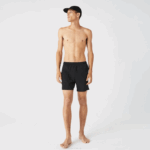 Men Lacoste V0ZN1681 Black 031 Light Swim Trunks