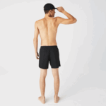 Men Lacoste V0ZN1681 Black 031 Light Swim Trunks - Image 3