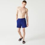 Men Lacoste V0ZN1682 Blue BDM Light Swim Trunks
