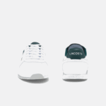 Men Lacoste V0ZN1700 White & Dark Green 1R5 Menerva Sport Textile and Leather Sneakers - Image 5