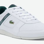 Men Lacoste V0ZN1700 White & Dark Green 1R5 Menerva Sport Textile and Leather Sneakers - Image 6