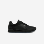 Men Lacoste V0ZN1706 Black 02H Partner Luxe Textile Sneakers