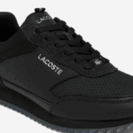 Men Lacoste V0ZN1706 Black 02H Partner Luxe Textile Sneakers - Image 6