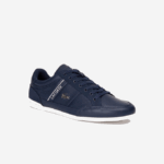 Men Lacoste V0ZN1710 Navy & Off White J18 Chaymon Leather Sneakers