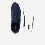 Men Lacoste V0ZN1710 Navy & Off White J18 Chaymon Leather Sneakers - Image 3