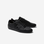 Men Lacoste V0ZN1711 Black 02H Chaymon Perforated Leather Sneakers - Image 2