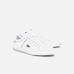 Men Lacoste V0ZN1713 White & Navy 042 Chaymon Leather and Synthetic Sneakers - Image 2