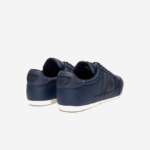 Men Lacoste V0ZN1714 Navy Dark Brown 2E6 Chaymon Leather and Synthetic Trainers - Image 3
