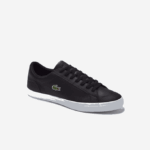 Men Lacoste V0ZN1716 Black 024 Lerond Leather Sneakers