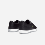 Men Lacoste V0ZN1716 Black 024 Lerond Leather Sneakers - Image 3