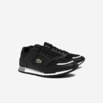 Men Lacoste V0ZN1720 Black & Grey 231 Partner Piste Synthetic and Textile Sneakers - Image 2