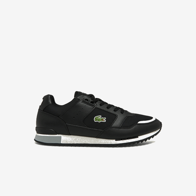 Men Lacoste V0ZN1720 Black & Grey 231 Partner Piste Synthetic and Textile Sneakers - Image 1