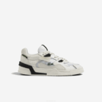 Men Lacoste V0ZN1730 White & Off White 65T LT125 Leather Sneakers