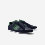 Men Lacoste V0ZN1735 Navy & Green 2S3 Chaymon Leather Sneakers - Image 2