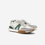 Men Lacoste V0ZN1738 White/Green 082 L-Spin Deluxe Leather Sneakers - Image 2