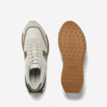 Men Lacoste V0ZN1738 White/Green 082 L-Spin Deluxe Leather Sneakers - Image 4