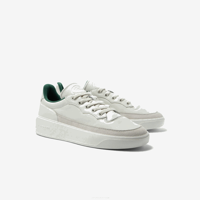 Men Lacoste V0ZN1739 Off White 18C G80 Club Leather Tonal Sneakers - Image 2