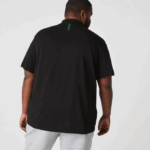 Men Lacoste V0ZN173 Black 031 Active Movement Breathable Cotton Pique Polo - Image 10