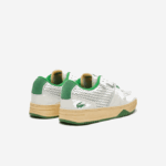 Men Lacoste V0ZN1745 White/Green 082 L001 Leather Heel Pop Sneakers - Image 3