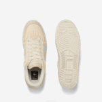 Men Lacoste V0ZN1746 Off White 18C L001 Crafted Textile Sneakers - Image 4