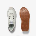 Men Lacoste V0ZN1748 White & Navy 042 L-Spin Textile Sneakers - Image 4