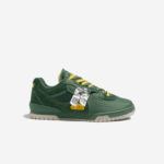 Men Lacoste V0ZN1749 Green 1M8 M89 Leather and Textile Sneakers