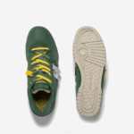 Men Lacoste V0ZN1749 Green 1M8 M89 Leather and Textile Sneakers - Image 4