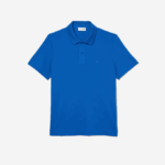 Men Lacoste V0ZN174 Blue KXB Active Movement Breathable Cotton Pique Polo