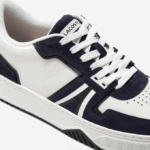 Men Lacoste V0ZN1752 White & Navy 042 L001 Leather Sneakers - Image 6