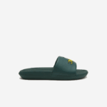Men Lacoste V0ZN1762 Green 1M8 Croco Synthetic Slides