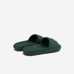 Men Lacoste V0ZN1762 Green 1M8 Croco Synthetic Slides - Image 3