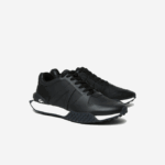Men Lacoste V0ZN1763 Black & White 312 L-Spin Deluxe 2.0 Synthetic Sneakers - Image 2