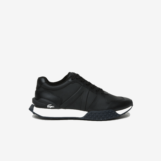 Men Lacoste V0ZN1763 Black & White 312 L-Spin Deluxe 2.0 Synthetic Sneakers - Image 1
