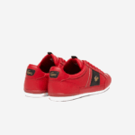Men Lacoste V0ZN1772 Red Black DS9 Chaymon Leather and Carbon Fiber Sneakers - Image 3