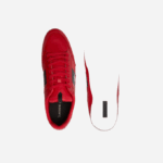 Men Lacoste V0ZN1772 Red Black DS9 Chaymon Leather and Carbon Fiber Sneakers - Image 4