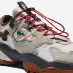 Men Lacoste V0ZN1777 Off White & Brown OW8 L-Guard Breaker Textile Outdoor Shoes - Image 6