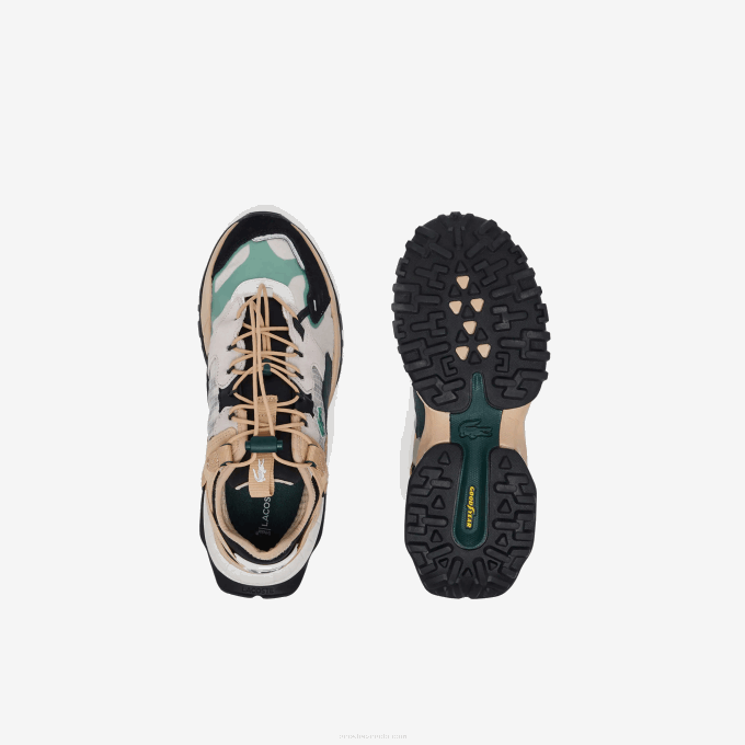 Men Lacoste V0ZN1778 Natural Black NB1 L-Guard Breaker Textile Outdoor Shoes - Image 4