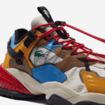 Men Lacoste V0ZN1779 Off White & Light Blue WB8 L-Guard Breaker Textile Outdoor Shoes - Image 6