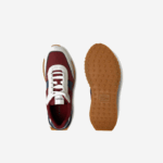 Men Lacoste V0ZN1781 Navy Gum GU1 L-Spin Deluxe Winter Leather and Textile Outdoor Shoes - Image 4