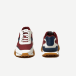 Men Lacoste V0ZN1781 Navy Gum GU1 L-Spin Deluxe Winter Leather and Textile Outdoor Shoes - Image 5