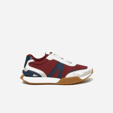 Men Lacoste V0ZN1781 Navy Gum GU1 L-Spin Deluxe Winter Leather and Textile Outdoor Shoes