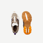 Men Lacoste V0ZN1787 Off White & Grey 2B7 L003 Textile Color-Block Sneakers - Image 4