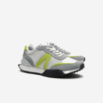 Men Lacoste V0ZN1788 Light Grey Green 7A8 L-Spin Deluxe Leather Color Contrast Sneakers - Image 2