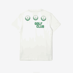 Men Lacoste V0ZN178 White 70V Golf Regular Fit Organic Cotton T-Shirt - Image 5