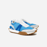 Men Lacoste V0ZN1790 Navy Blue BN1 L-Spin Deluxe Leather Color Contrast Sneakers - Image 2