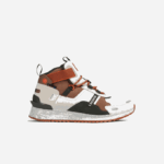 Men Lacoste V0ZN1793 Brown White 2C3 Run Breaker Leather Color-Pop Outdoor Shoes