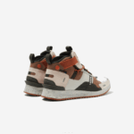 Men Lacoste V0ZN1793 Brown White 2C3 Run Breaker Leather Color-Pop Outdoor Shoes - Image 3