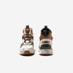Men Lacoste V0ZN1793 Brown White 2C3 Run Breaker Leather Color-Pop Outdoor Shoes - Image 5