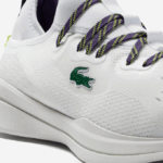 Men Lacoste V0ZN1795 White & Off White 65T Run Spin Comfort Textile Sneakers - Image 6